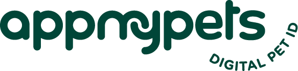 Appmypets logo verde inglés