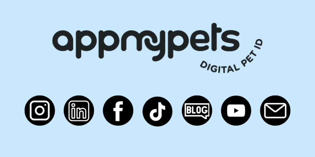 Footer Home Redes sociales appmypets